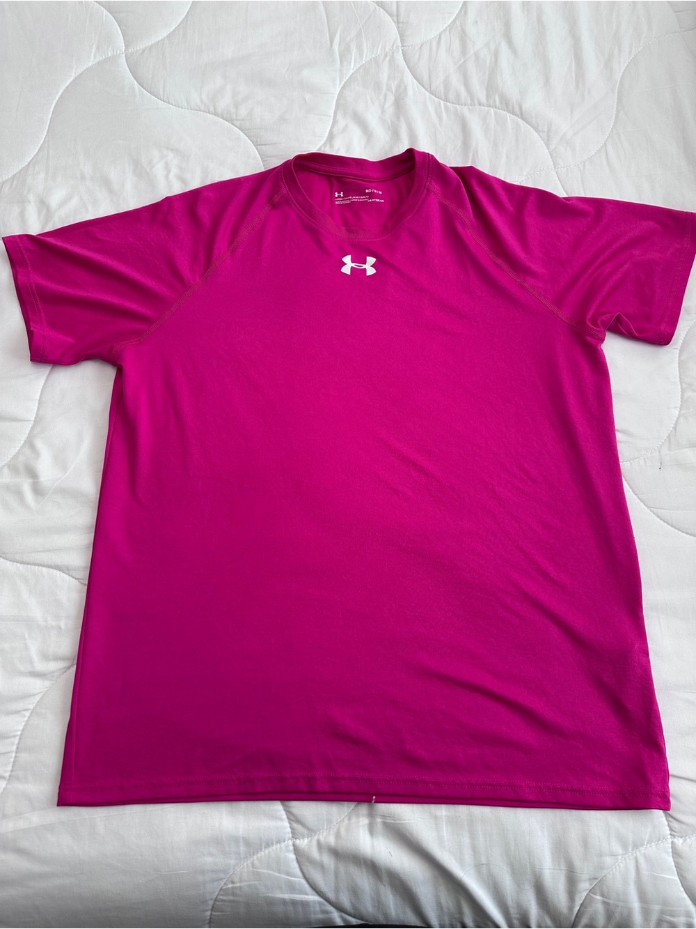Under Armour Women’s Hot Pink Short Sleeve Performance Tee
